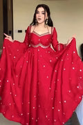 FANCY HEAVY GEORGETTE SEQUENCE WORK GOWN