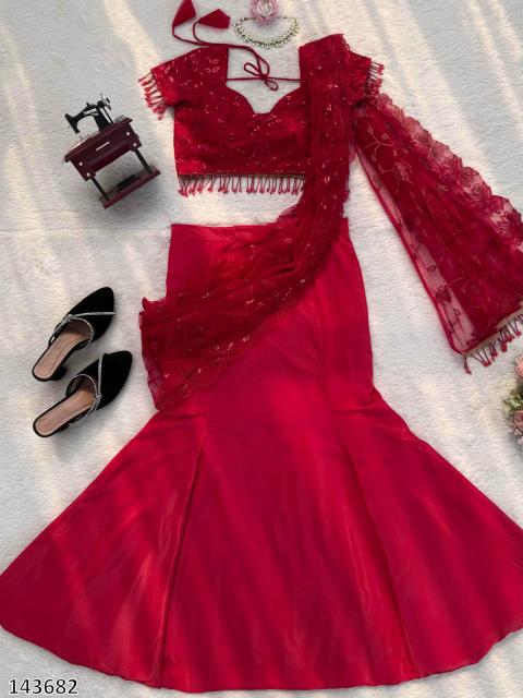 DESIGNER READY TO WEAR LEHENGA SAREE