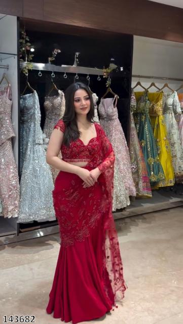 DESIGNER READY TO WEAR LEHENGA SAREE