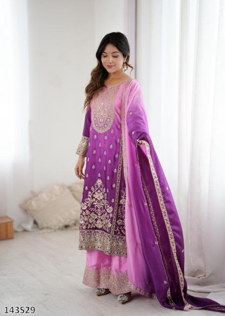 MAL CHANDERI SILK SALWAR SUITS