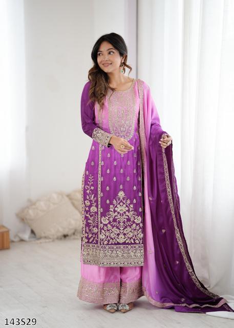 MAL CHANDERI SILK SALWAR SUITS