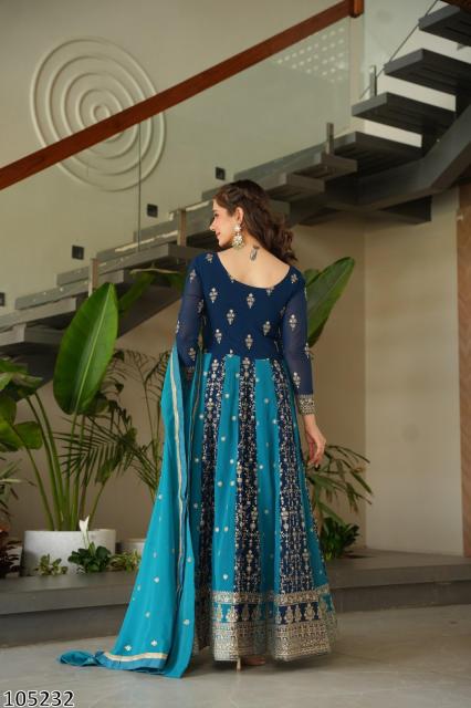 WEDDING EXCLUSIVE DESIGNER LONG GOWN DUPATTA