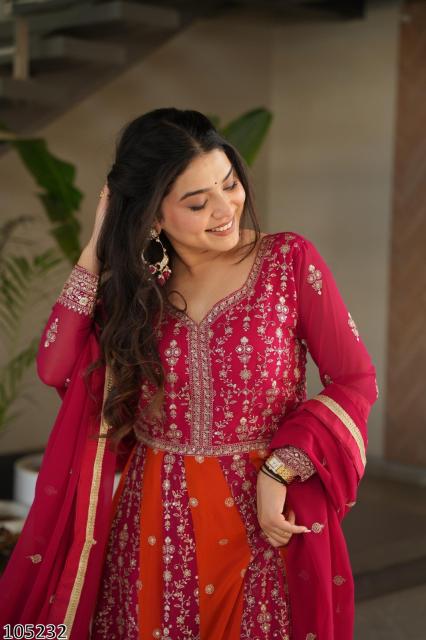 WEDDING EXCLUSIVE DESIGNER LONG GOWN DUPATTA