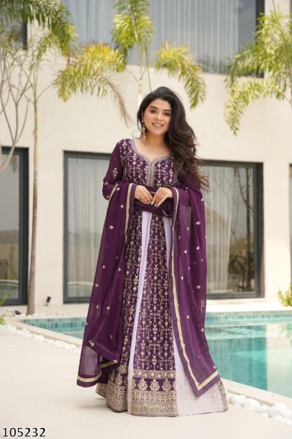 WEDDING EXCLUSIVE DESIGNER LONG GOWN DUPATTA