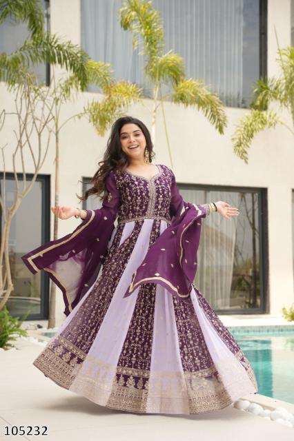WEDDING EXCLUSIVE DESIGNER LONG GOWN DUPATTA