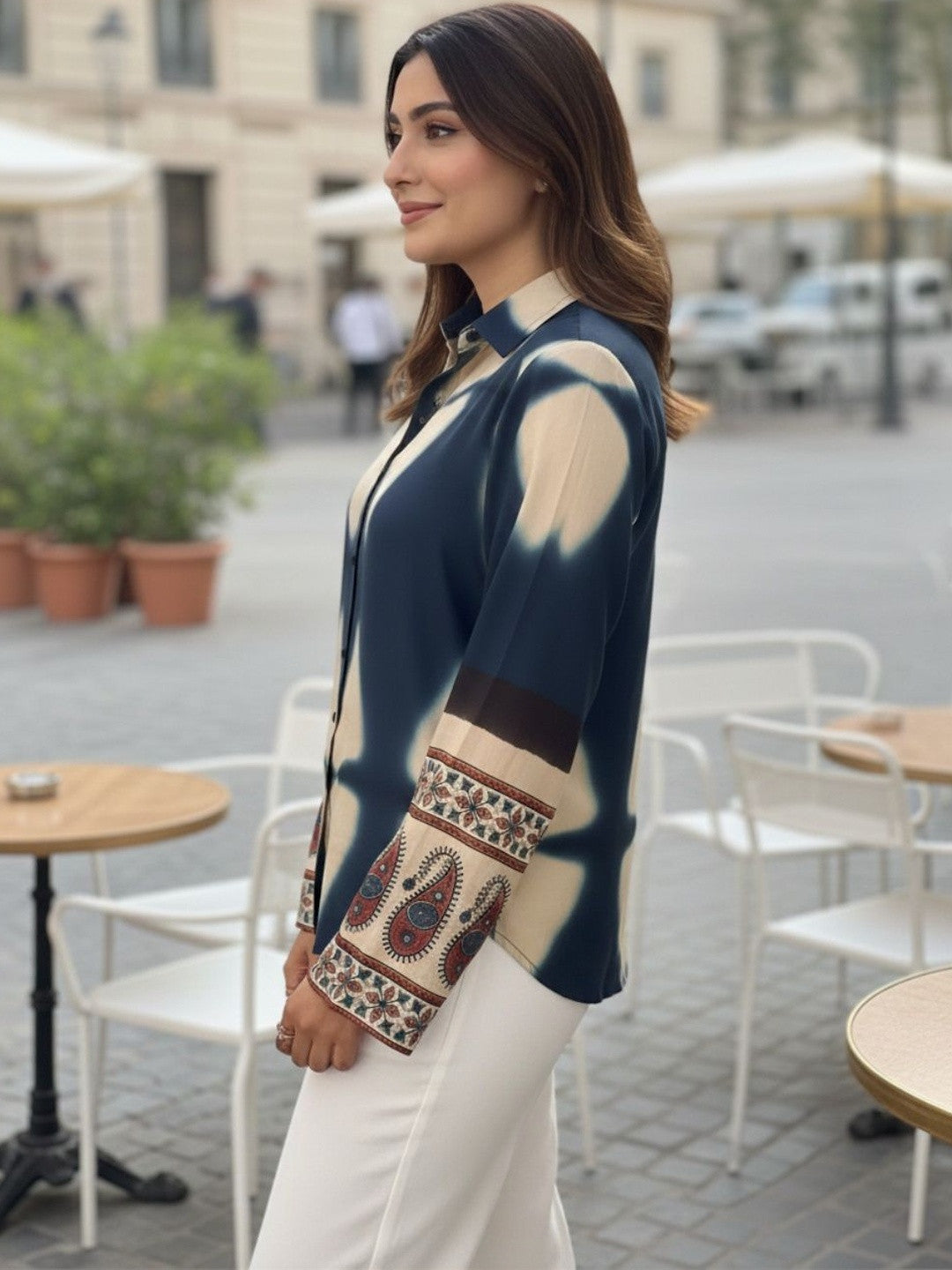 Ajrakh Printed Pure Cotton Casual Shirt