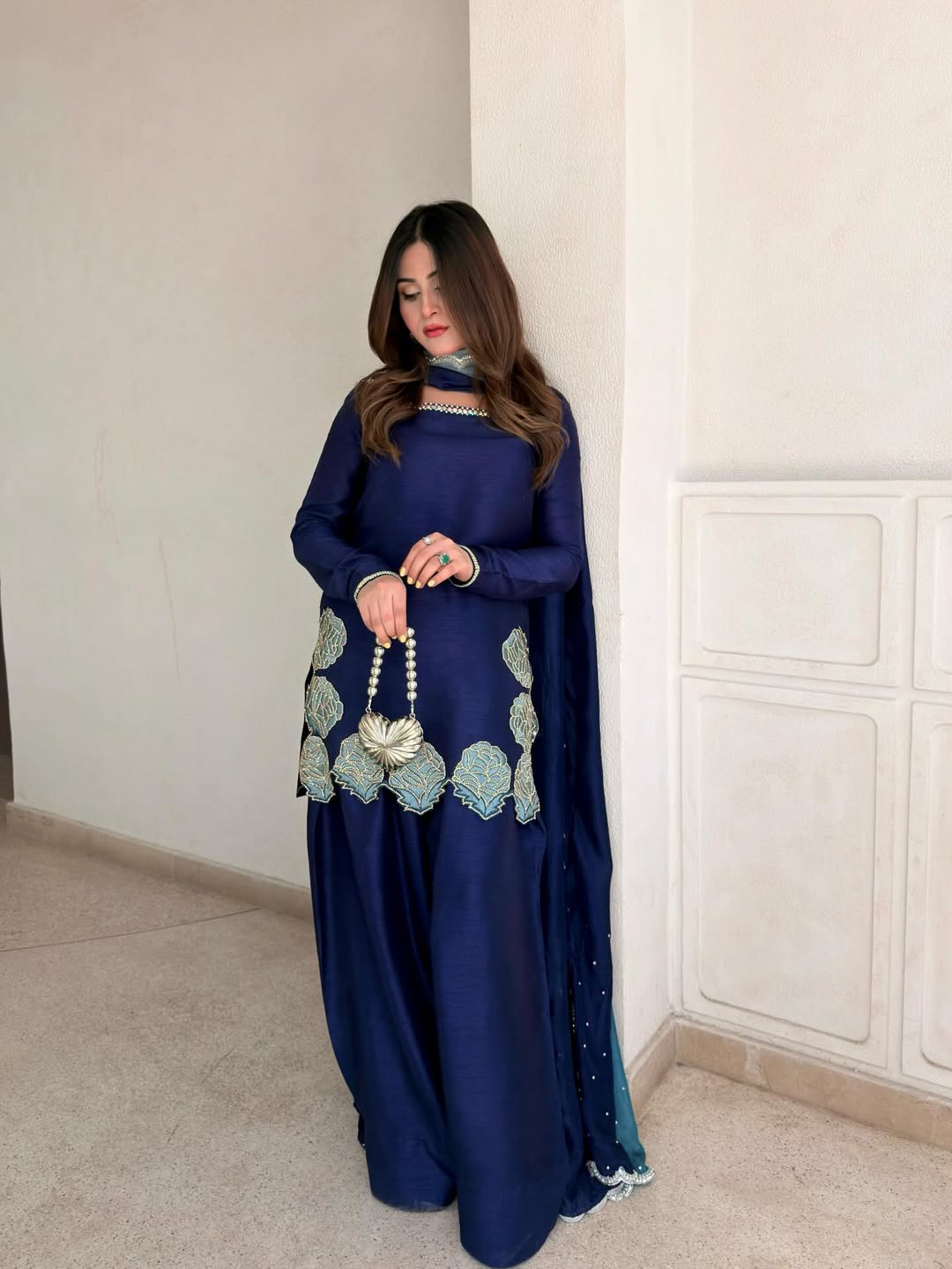 Launching New Designer Party Wear Look Top with Farshi Salwar Suit 👗