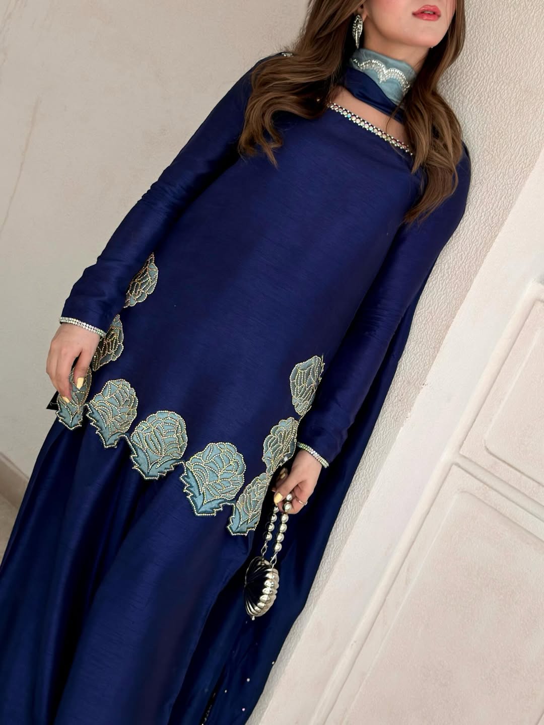 Launching New Designer Party Wear Look Top with Farshi Salwar Suit 👗