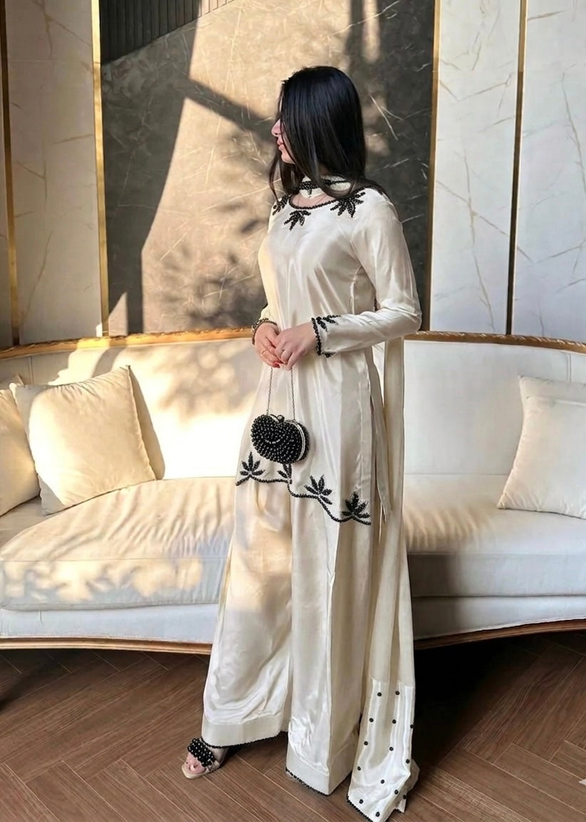 Đěsigner Party Wear Look Top With Farshi Salwar