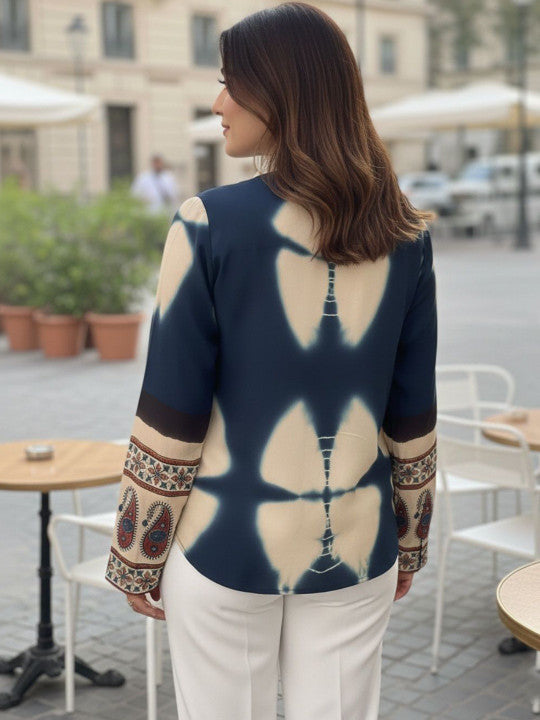Ajrakh Printed Pure Cotton Casual Shirt