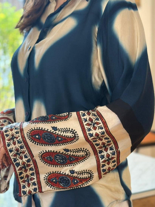 Ajrakh Printed Pure Cotton Casual Shirt