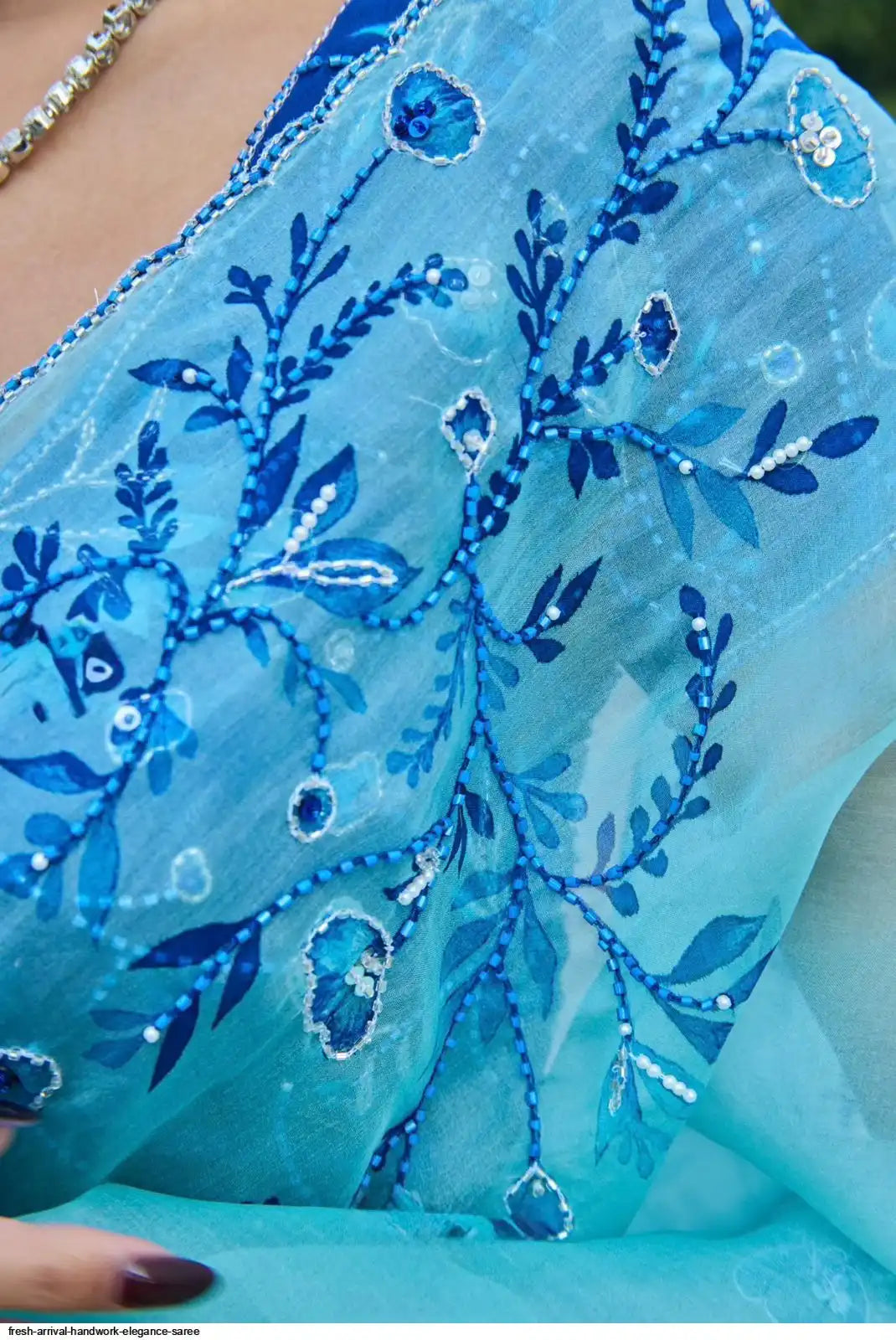 Royal Embroidered Silk Designer Saree for Women